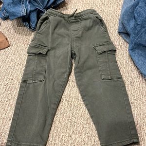Green cargo pant -zara